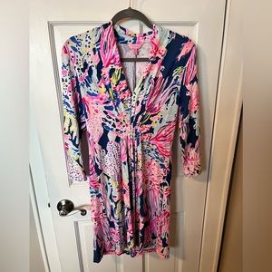 Lilly Pulitzer Margate Dress in “Sunken Treasure” Print. Size Medium.